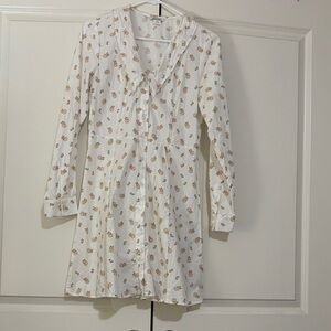 Floral Button-Up Dress